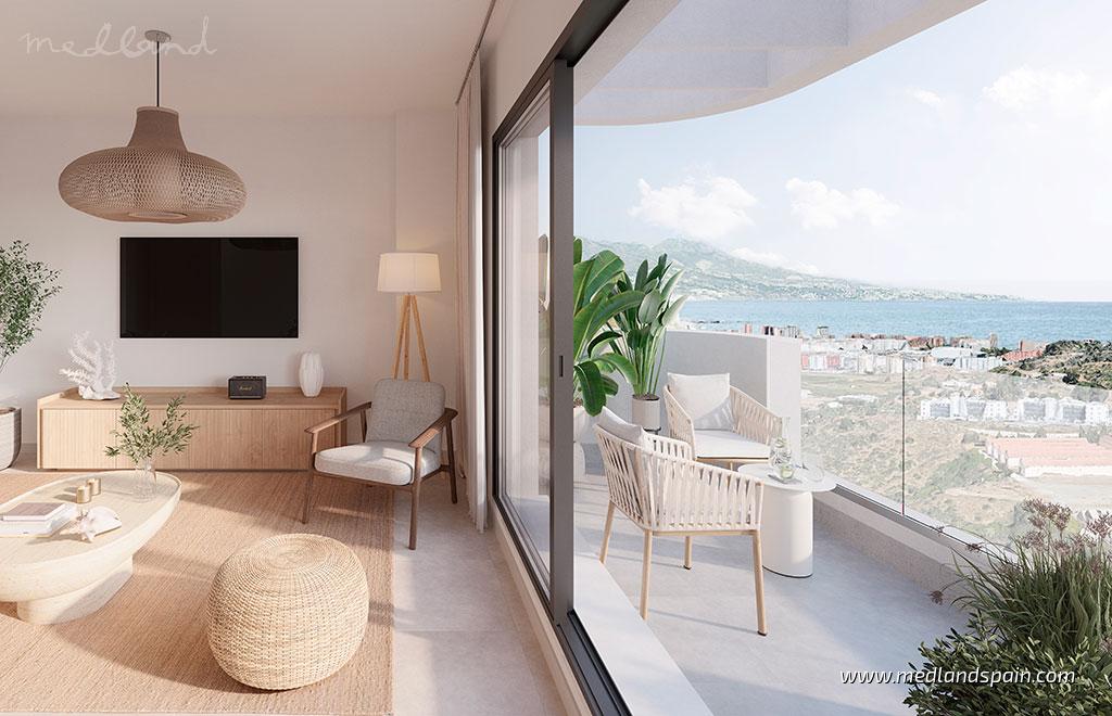 Appartamento a Mijas Costa, Malaga, Spagna 2 camere da letto, 119 mq. N° 130090