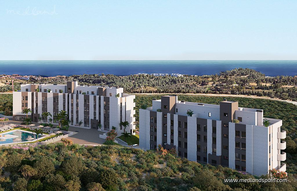 Appartamento a Mijas Costa, Malaga, Spagna 2 camere da letto, 119 mq. N° 130090