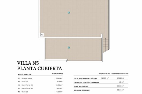 Villa en venta Polop, Alicante, España 5 dormitorios, 208 m2 No. 124999 - foto 13