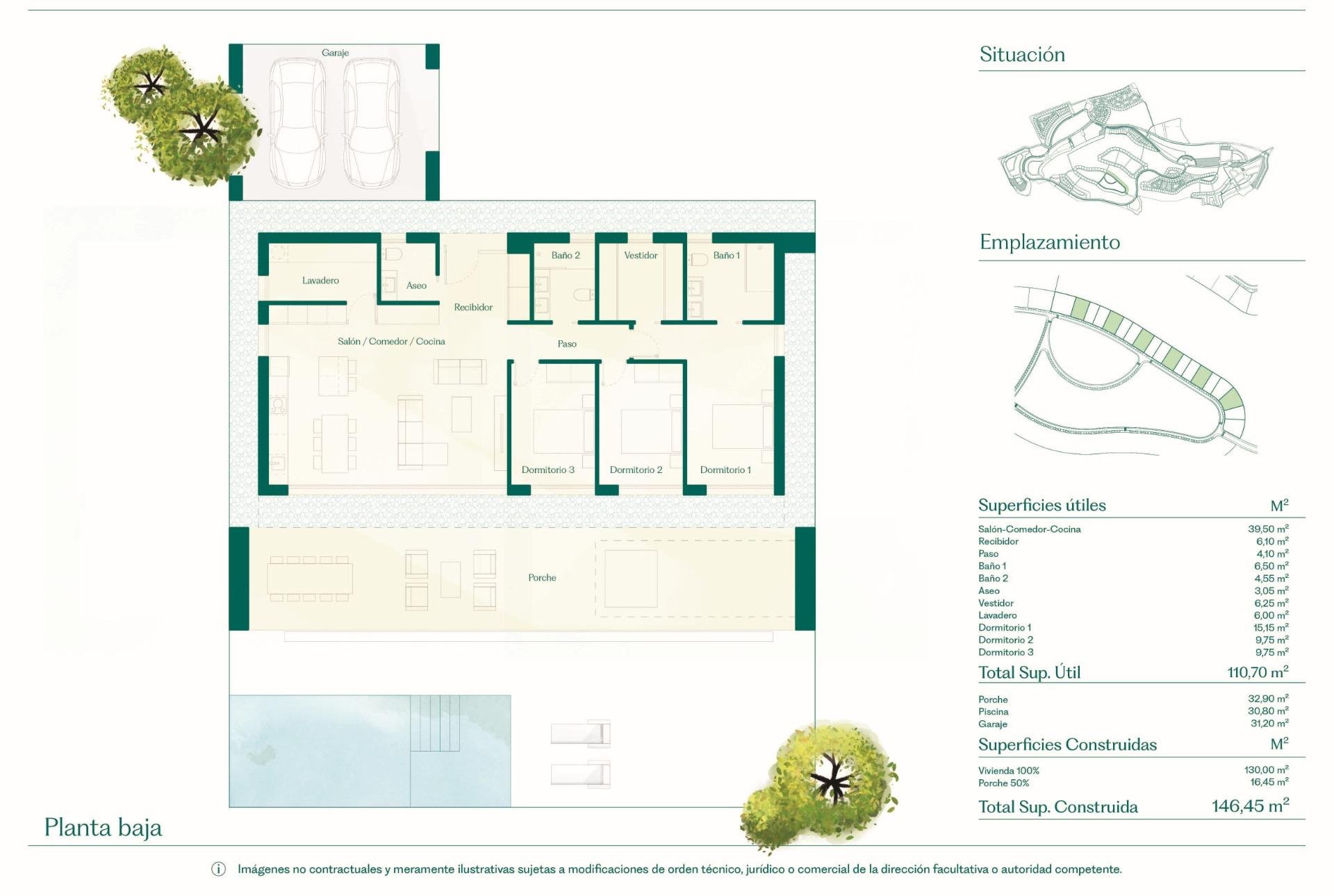 Villa a Fuente Alamo, Murcia, Spagna 3 camere da letto, 146 mq. N° 128481