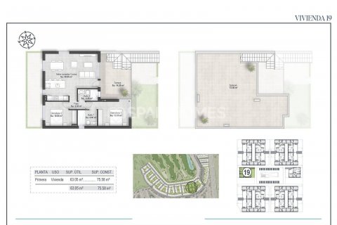 Продажа пентхауса Фуэнте Аламо, Мурсия, Испания 3 спальни, 88м2 №131233 - фото 22