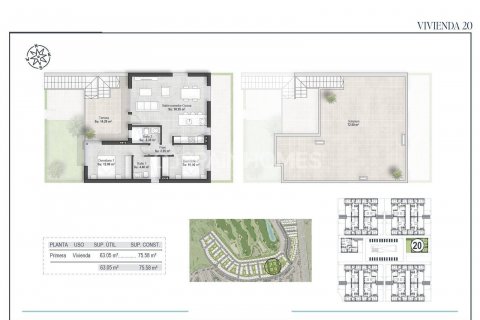 Продажа пентхауса Фуэнте Аламо, Мурсия, Испания 3 спальни, 88м2 №131233 - фото 23