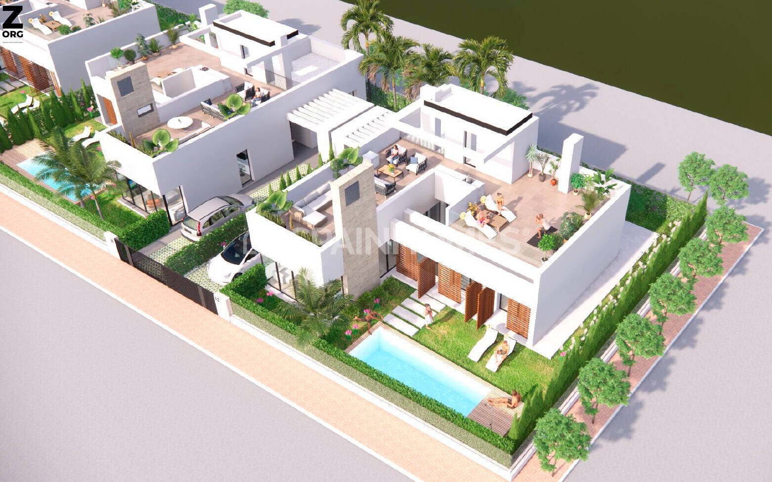 Villa a Torre-Pacheco, Murcia, Spagna 3 camere da letto, 140 mq. N° 121022