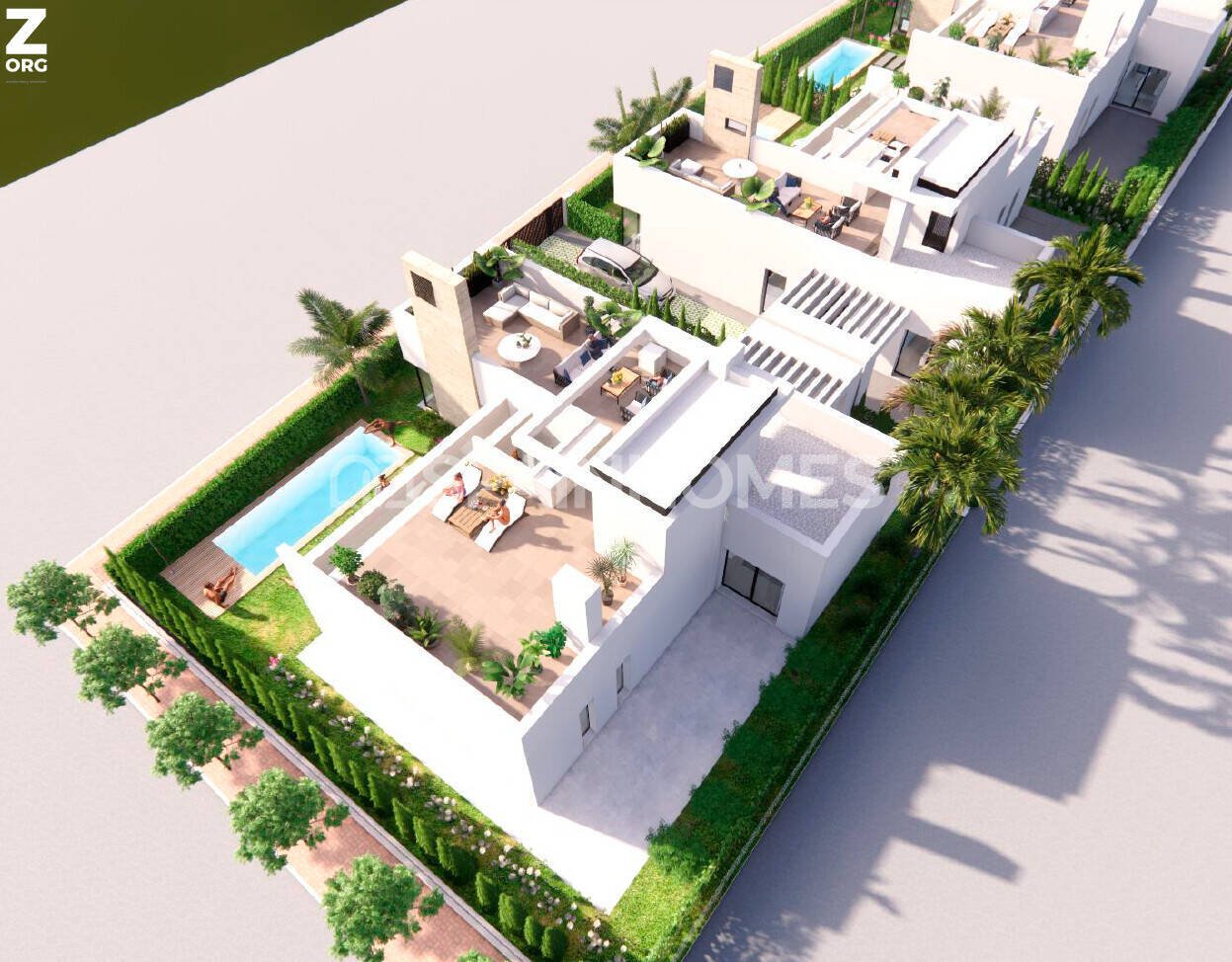 Villa a Torre-Pacheco, Murcia, Spagna 3 camere da letto, 140 mq. N° 121022