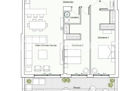 Продажа пентхауса Эстепона, Малага, Испания 3 спальни, 136м2 №124674 - фото 21