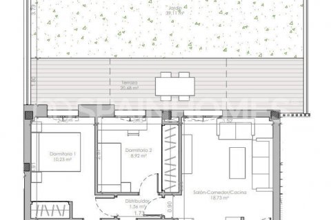 Huoneisto myytävänä Mijas, Malaga, Espanja, 2 makuuhuonetta, 55 m2 No. 124678 - kuva 9