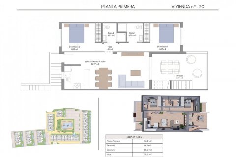 Bungalow till salu Finestrat, Alicante, Spanien 2 sovrum, 74 kvm. Nr. 131405 - foto 4