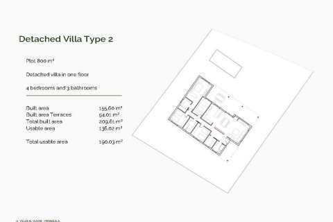 Villa till salu Penaguila, Alicante, Spanien 4 sovrum, 155 kvm. Nr. 131418 - foto 10