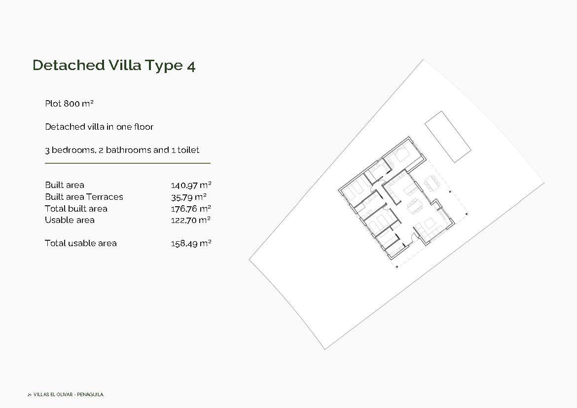 Villa a Penaguila, Alicante, Spagna 3 camere da letto, 140 mq. N° 131416