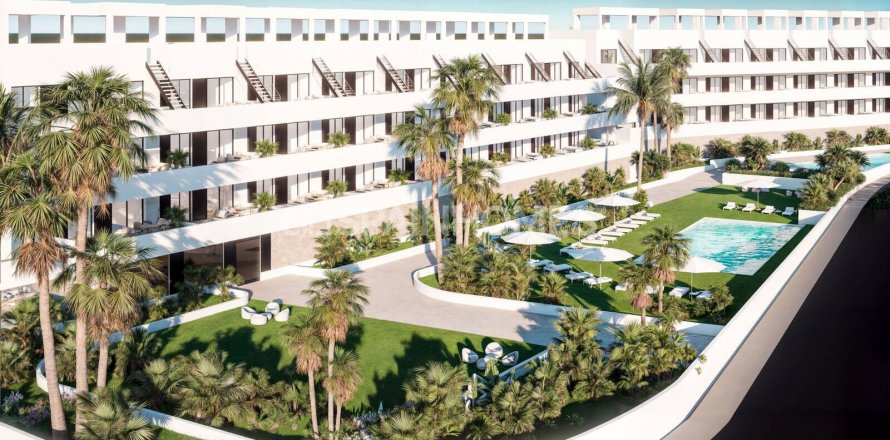 Квартира в Финестрат, Аликанте, Испания 2 спальни, 88м2 №121837