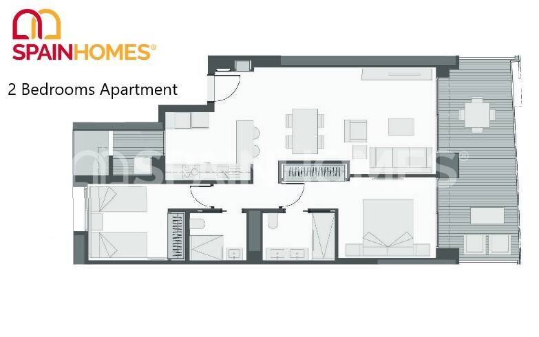 Huoneisto Benidorm, Alicante, Espanja 4 makuuhuonetta, 148 m2 No. 120548