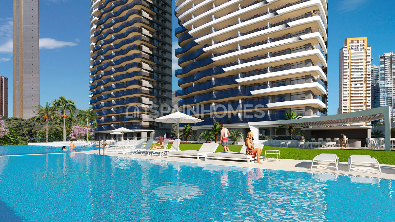 Huoneisto Benidorm, Alicante, Espanja 4 makuuhuonetta, 148 m2 No. 120548