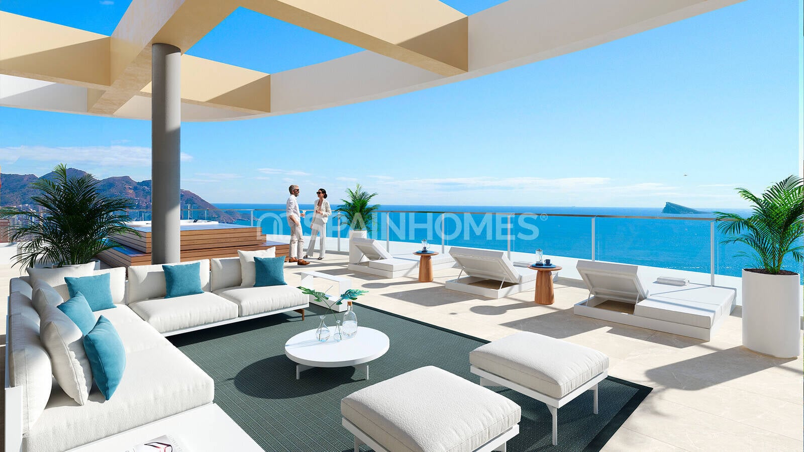 Huoneisto Benidorm, Alicante, Espanja 4 makuuhuonetta, 148 m2 No. 120548