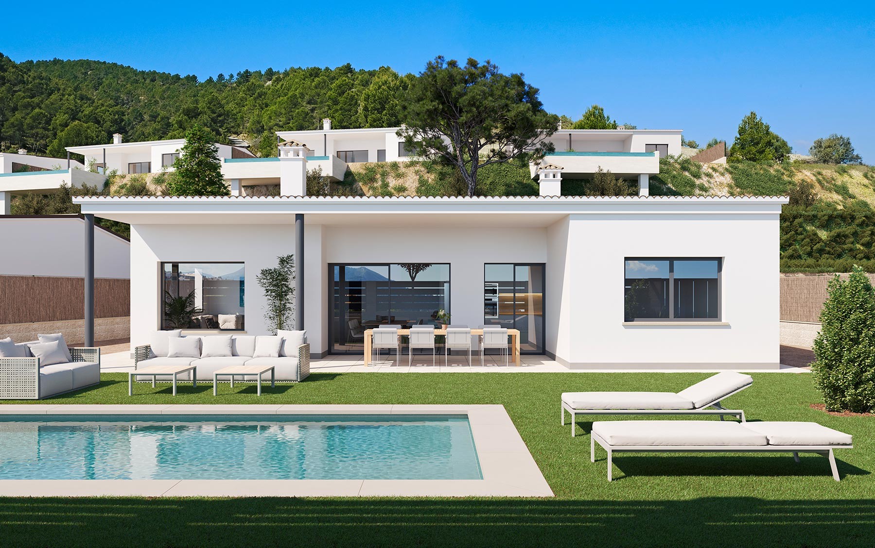 Villa i Alicante, Spanien 4 sovrum, 156 kvm. Nr. 131358