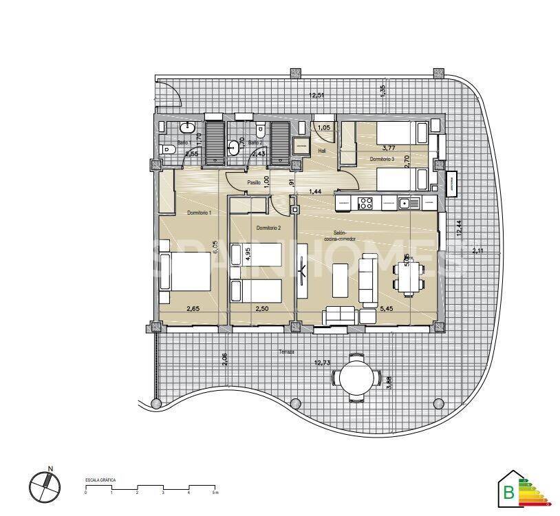 Dzīvoklis Benalmadena, Malaga, Spānijā 3 istabas, 76 m2 Nr. 131274