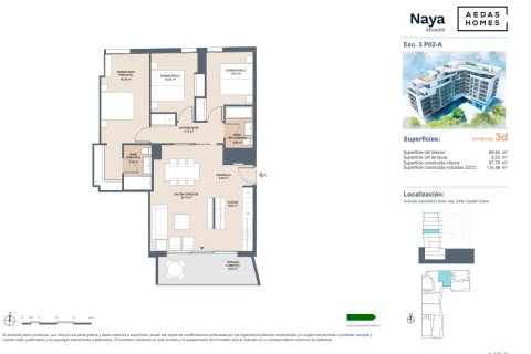 Apartment for sale in Alicante, Spain 3 bedrooms, 125.1 sq.m. No. 130567 - photo 13