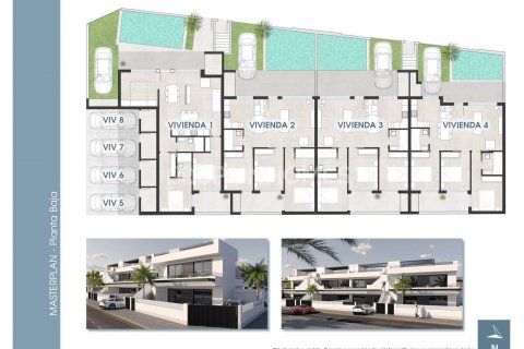 Apartamento en venta San Pedro del Pinatar, Murcia, España 3 dormitorios, 94 m2 No. 120936 - foto 3