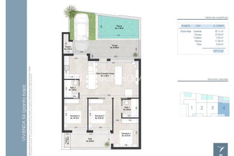 Apartment for sale in San Pedro del Pinatar, Murcia, Spain 3 bedrooms, 94 sq.m. No. 120936 - photo 11