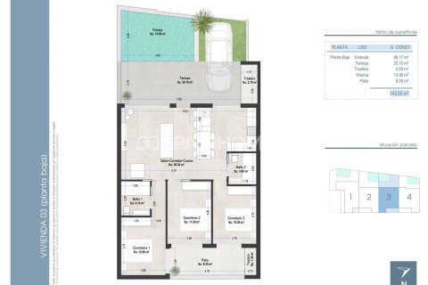 Apartment for sale in San Pedro del Pinatar, Murcia, Spain 3 bedrooms, 94 sq.m. No. 120936 - photo 10