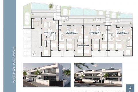 Apartamento en venta San Pedro del Pinatar, Murcia, España 3 dormitorios, 94 m2 No. 120936 - foto 2