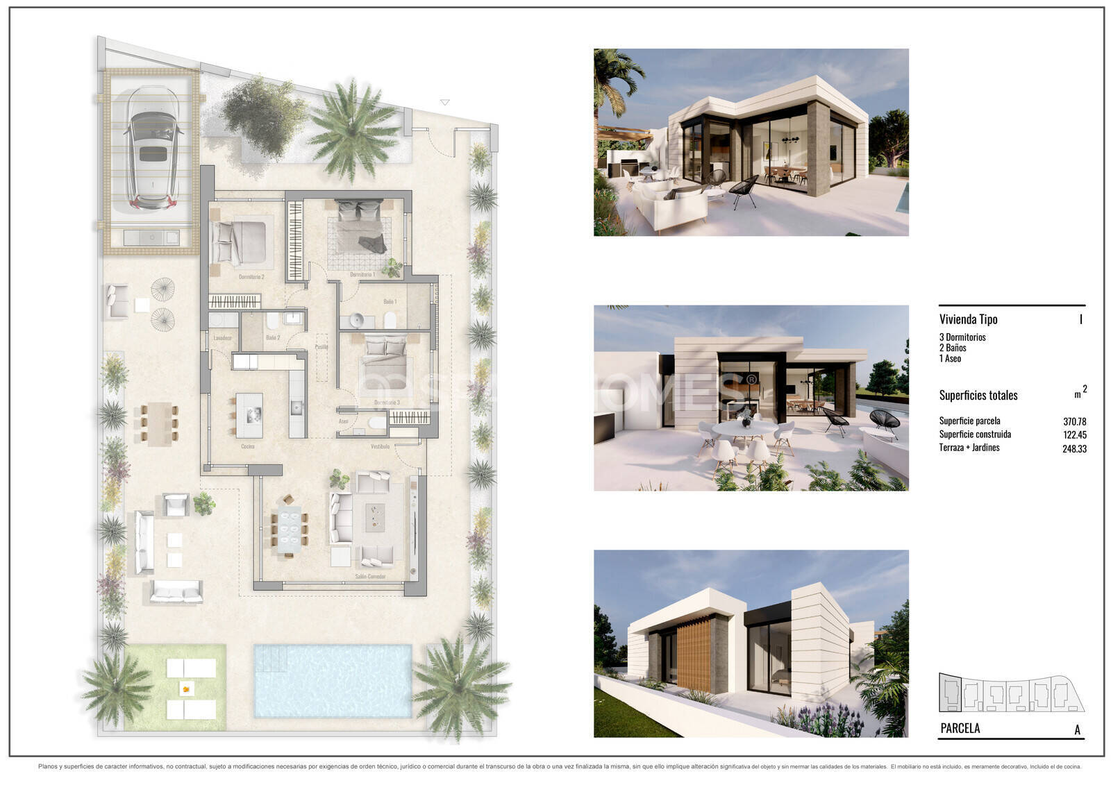 Huvila Pilar de la Horadada, Alicante, Espanja 3 makuuhuonetta, 122 m2 No. 120935