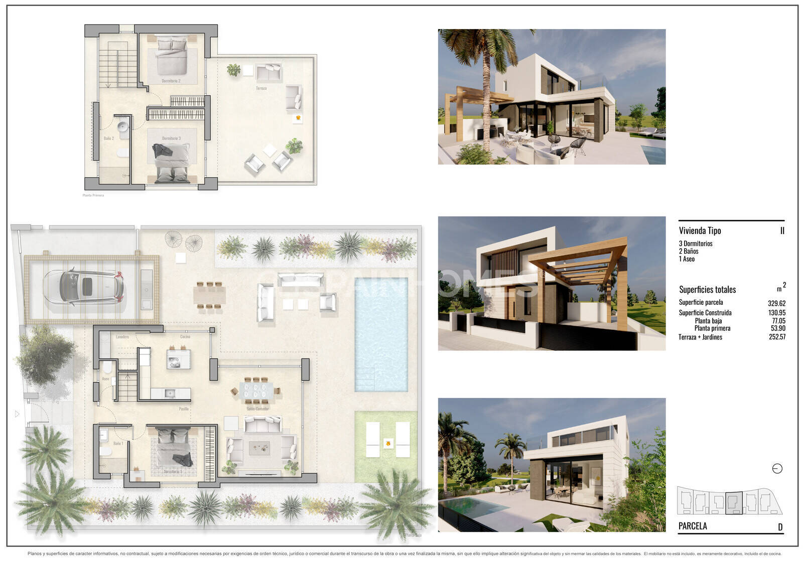 Huvila Pilar de la Horadada, Alicante, Espanja 3 makuuhuonetta, 122 m2 No. 120935