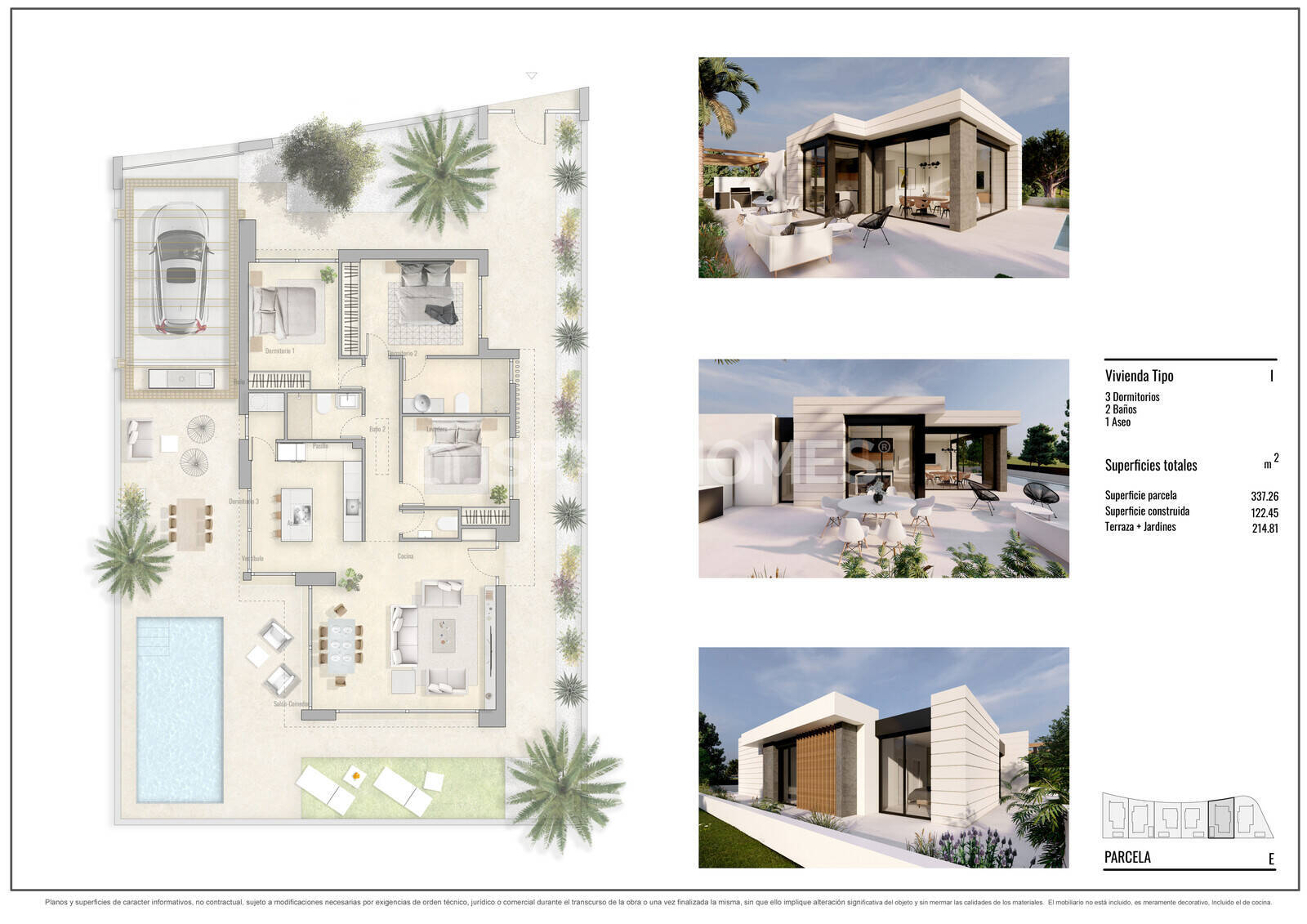 Huvila Pilar de la Horadada, Alicante, Espanja 3 makuuhuonetta, 122 m2 No. 120935