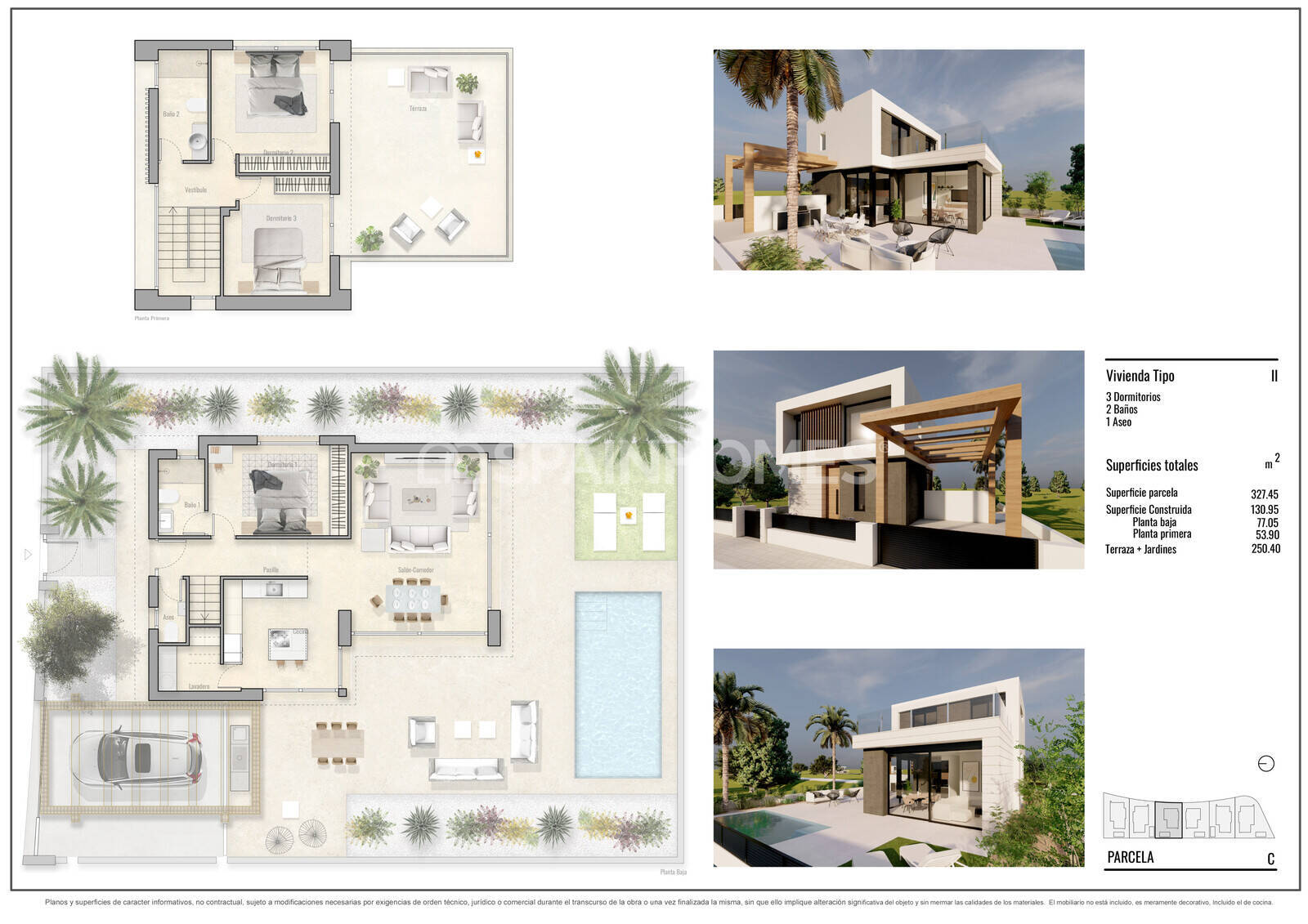 Huvila Pilar de la Horadada, Alicante, Espanja 3 makuuhuonetta, 122 m2 No. 120935