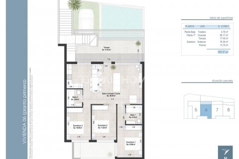 Penthouse for sale San Pedro del Pinatar, Murcia, Spain 3 bedrooms, 87 sq.m. No. 120937 - photo 11