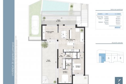 Penthouse for sale San Pedro del Pinatar, Murcia, Spain 3 bedrooms, 87 sq.m. No. 120937 - photo 9