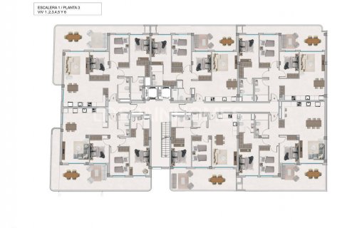 Penthouse Santa Pola, Alicante, Hiszpania 3 sypialnie, 164 mkw. nr 132735 – zdjęcie 9