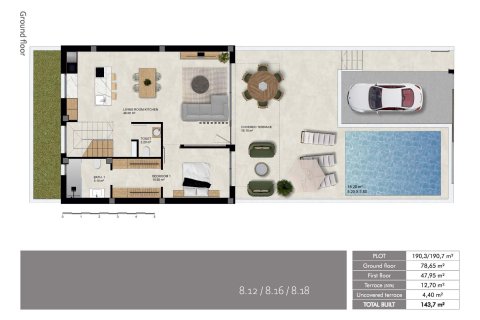 Townhouse zum Verkauf Dolores, Alicante, Spanien 3 Schlafzimmer, 143 m2 Nr. 131432 - Foto 13