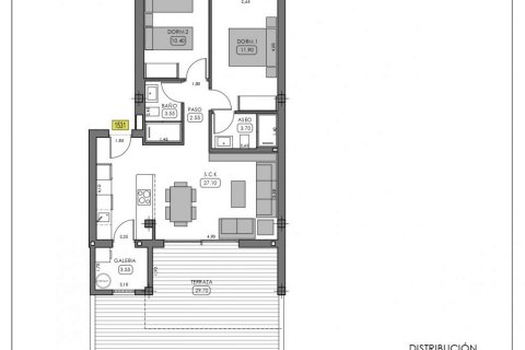 Bungalow till salu Algorfa, Alicante, Spanien 2 sovrum, 69 kvm. Nr. 131614 - foto 7