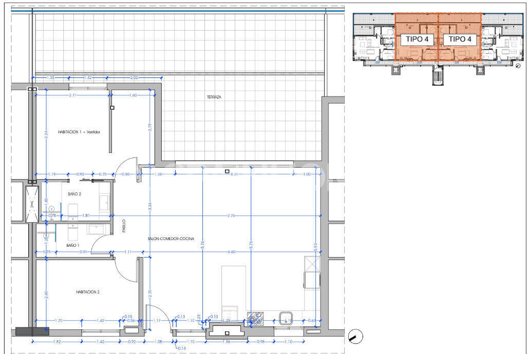 Penthouse in Benidorm, Alicante, Spain 2 bedrooms, 85 sq.m. No. 121858
