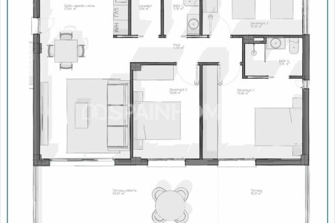 Huoneisto myytävänä Cuevas del Almanzora, Almeria, Espanja, 3 makuuhuonetta, 99 m2 No. 121860 - kuva 11