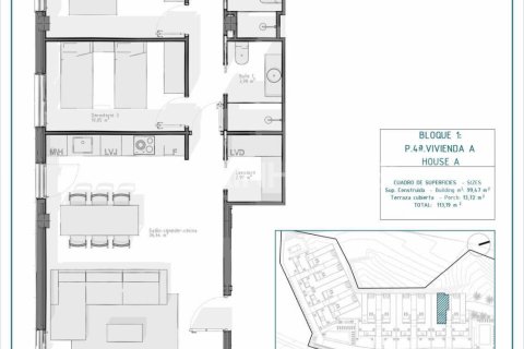 Продажа квартиры в Куэвас-дель-Альмансора, Альмерия, Испания 3 спальни, 99м2 №121860 - фото 16