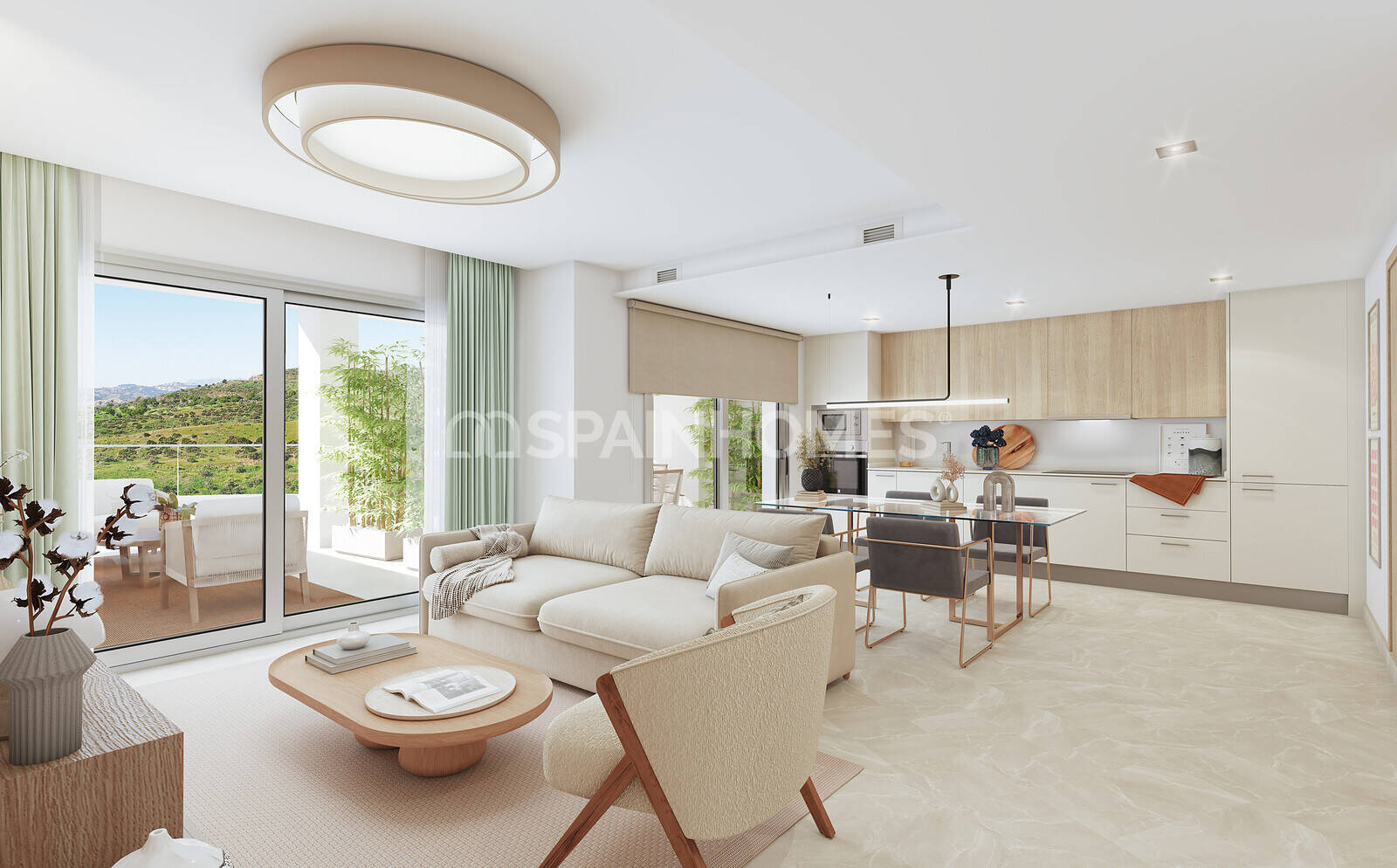 Penthouse in Mijas, Malaga, Spain 3 bedrooms, 100 sq.m. No. 131133