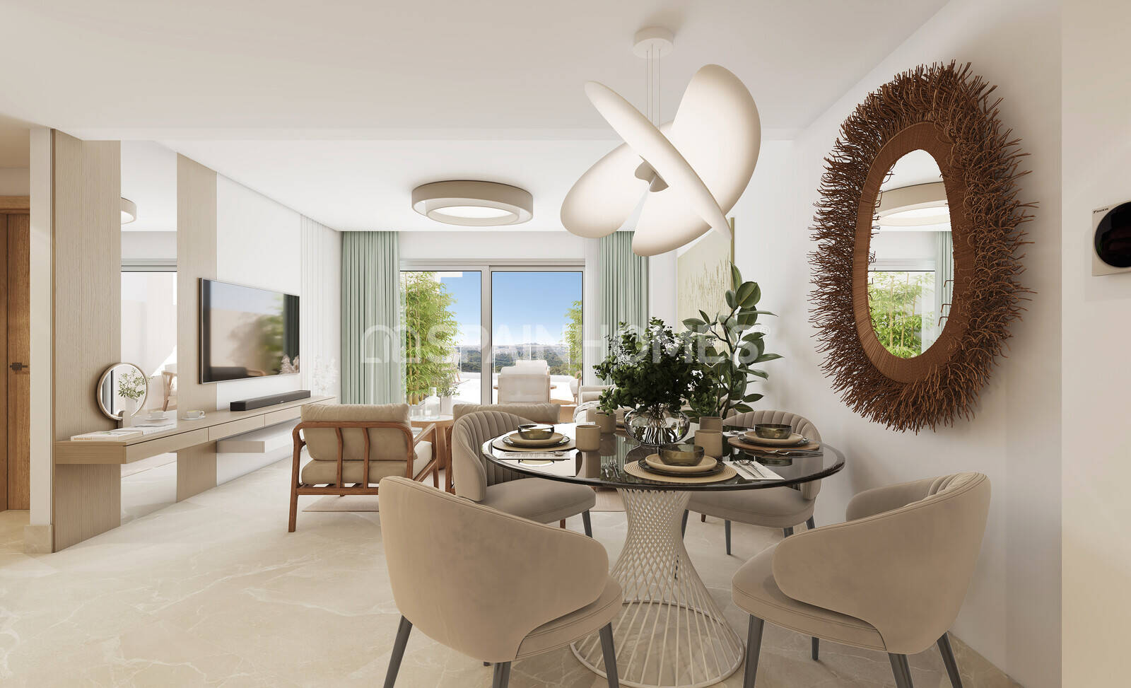 Penthouse in Mijas, Malaga, Spain 3 bedrooms, 100 sq.m. No. 131133