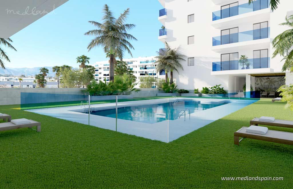 Lägenhet i Mijas Costa, Malaga, Spanien 1 sovrum, 54 kvm. Nr. 121921