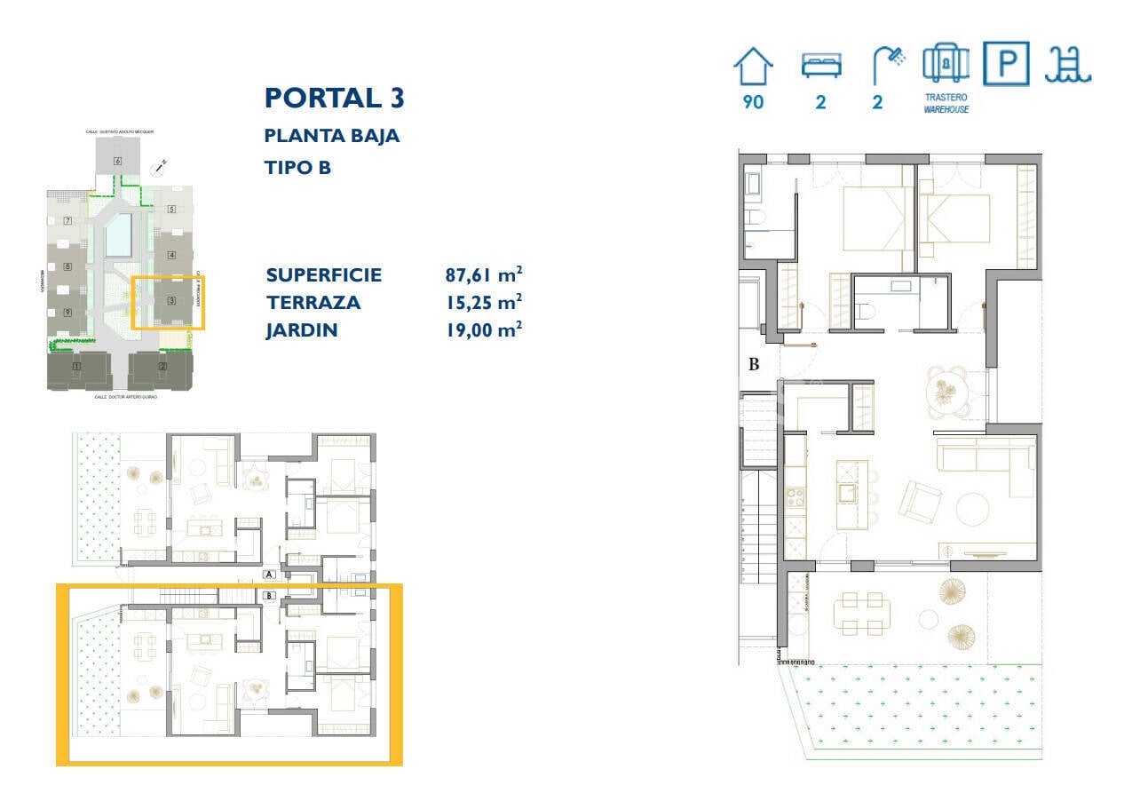 Apartment à San Pedro del Pinatar, Murcia, Espagne 3 chambres, 130 m2 No. 121077