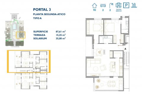 Huoneisto myytävänä San Pedro del Pinatar, Murcia, Espanja, 3 makuuhuonetta, 130 m2 No. 121077 - kuva 16
