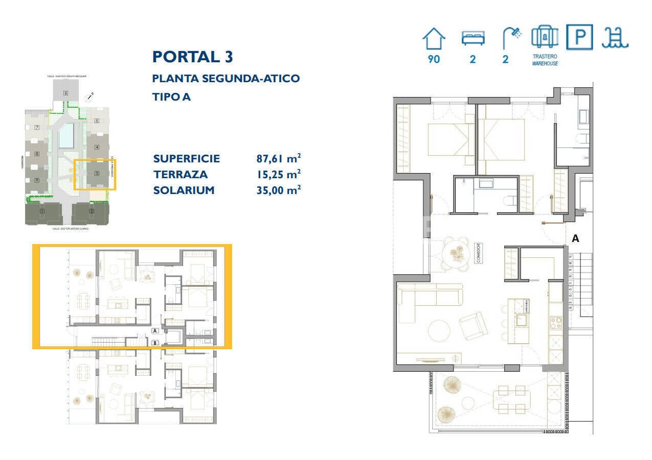 Apartment à San Pedro del Pinatar, Murcia, Espagne 3 chambres, 130 m2 No. 121077