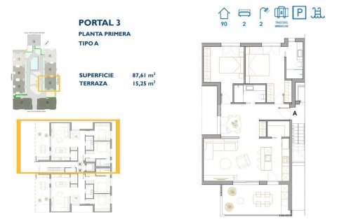 Huoneisto myytävänä San Pedro del Pinatar, Murcia, Espanja, 3 makuuhuonetta, 130 m2 No. 121077 - kuva 14