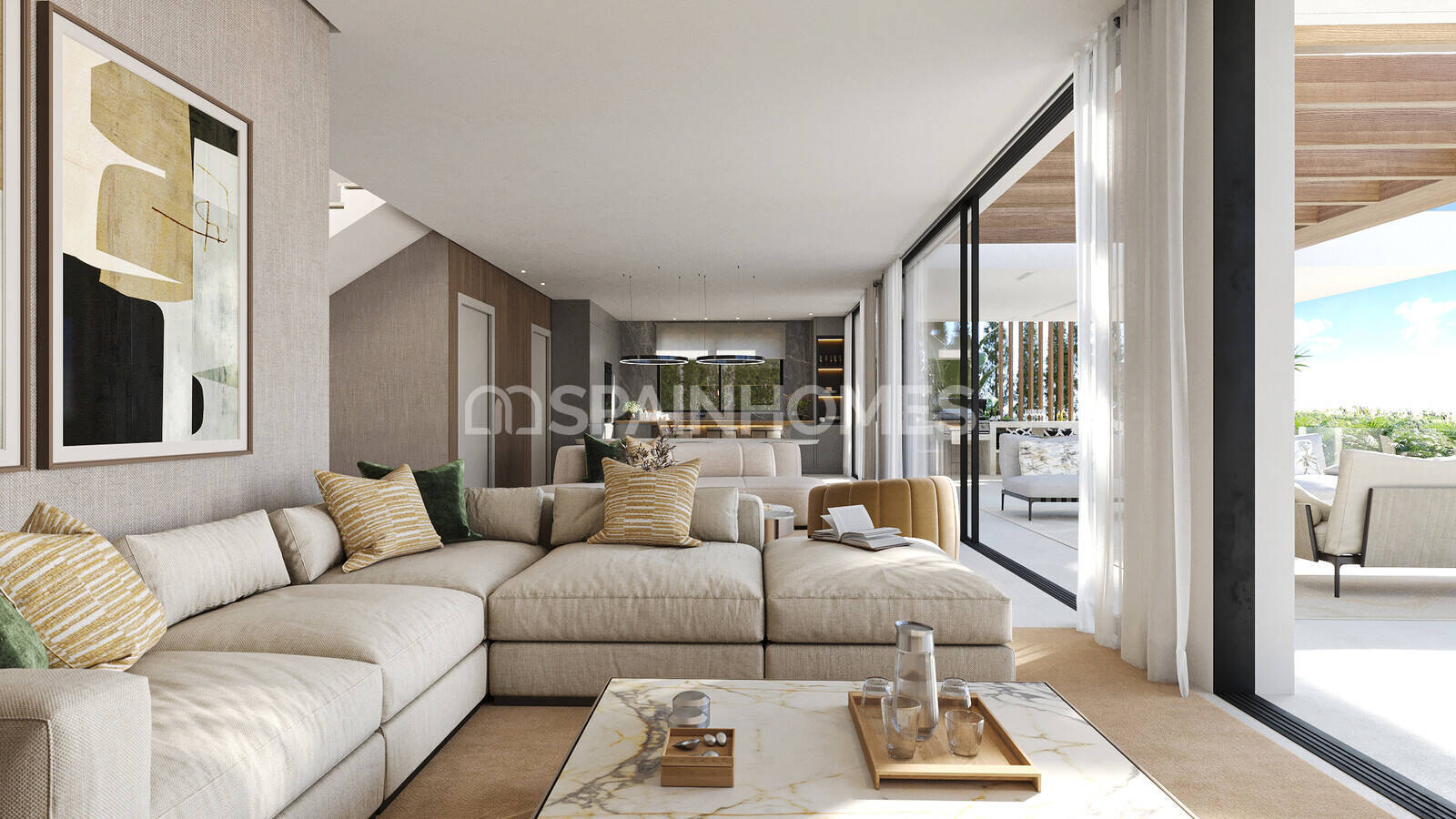 Villa i Estepona, Malaga, Spanien 4 sovrum, 548 kvm. Nr. 121080