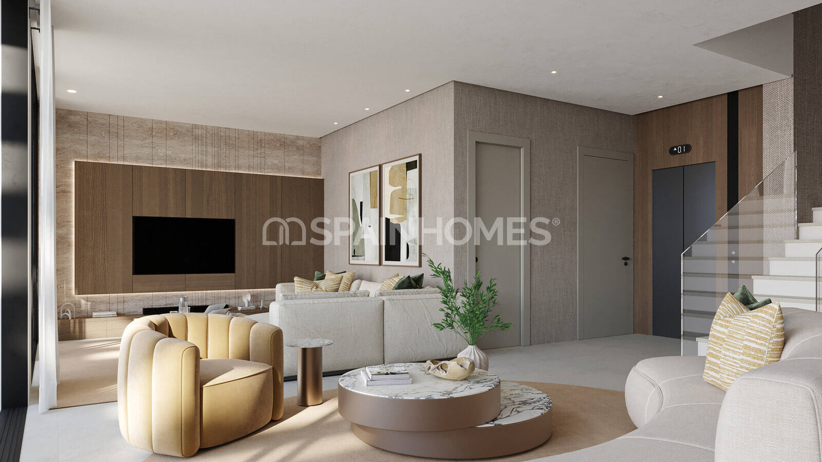 Villa i Estepona, Malaga, Spanien 4 sovrum, 548 kvm. Nr. 121080