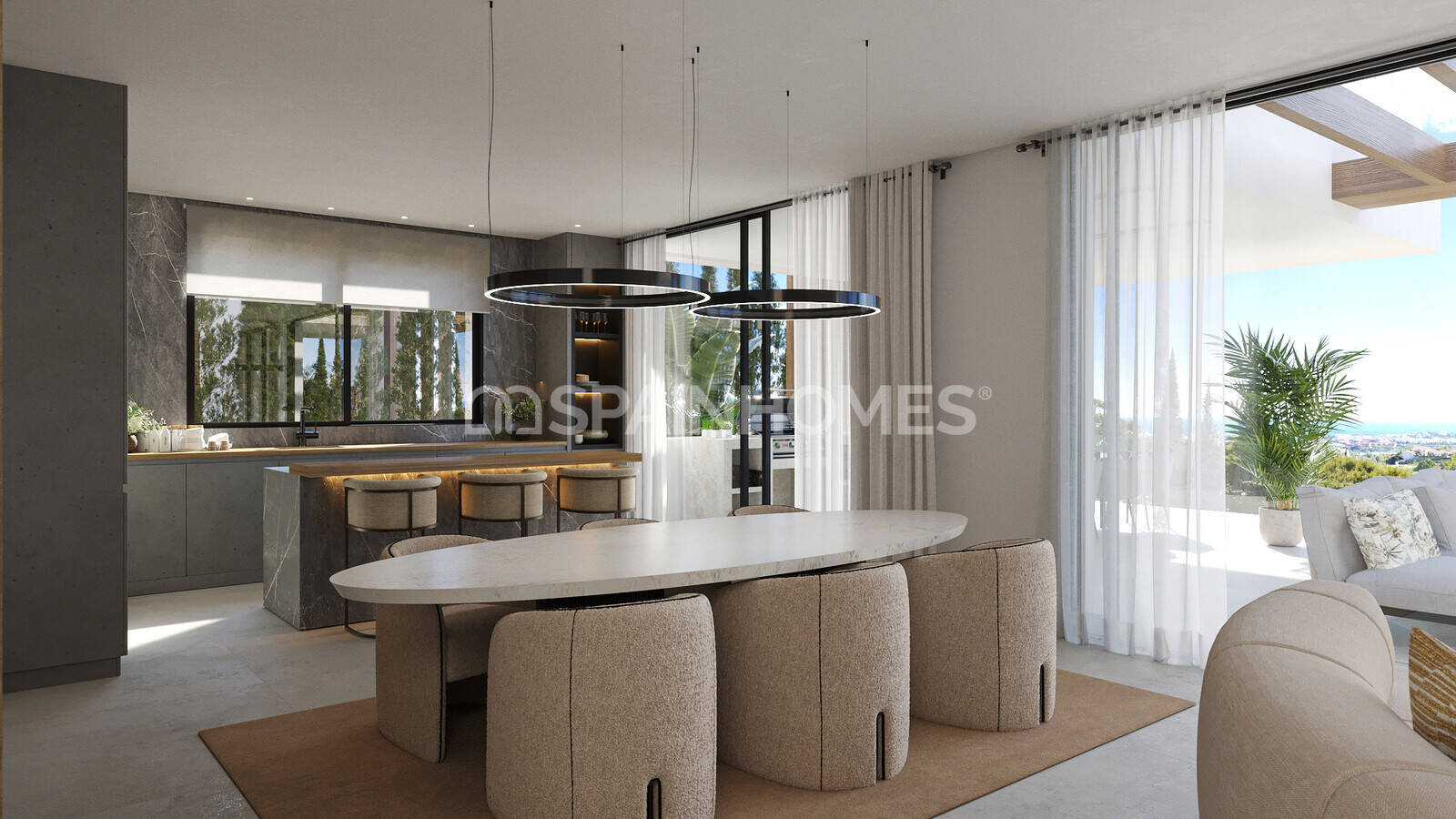 Villa i Estepona, Malaga, Spanien 4 sovrum, 548 kvm. Nr. 121080