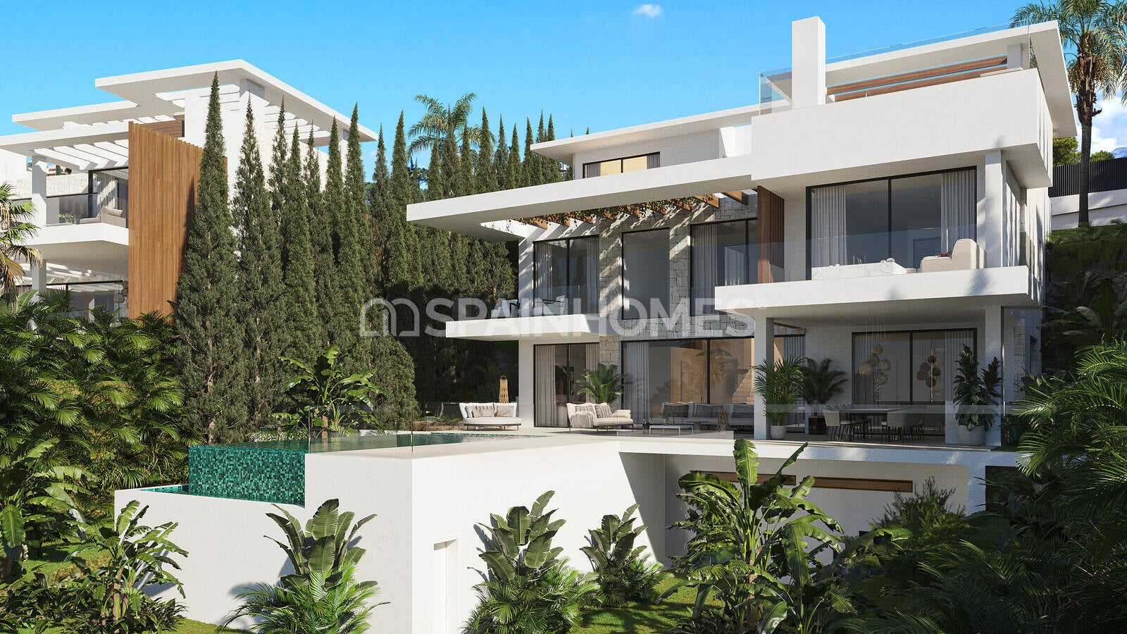 Villa i Estepona, Malaga, Spanien 4 sovrum, 548 kvm. Nr. 121080