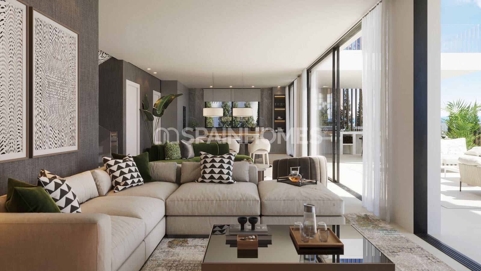 Villa i Estepona, Malaga, Spanien 4 sovrum, 548 kvm. Nr. 121080