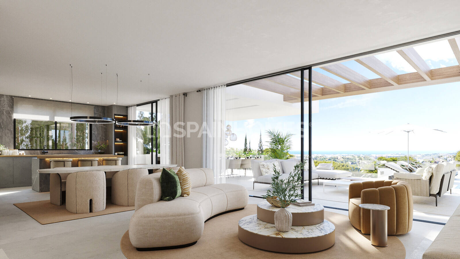 Villa i Estepona, Malaga, Spanien 4 sovrum, 548 kvm. Nr. 121080