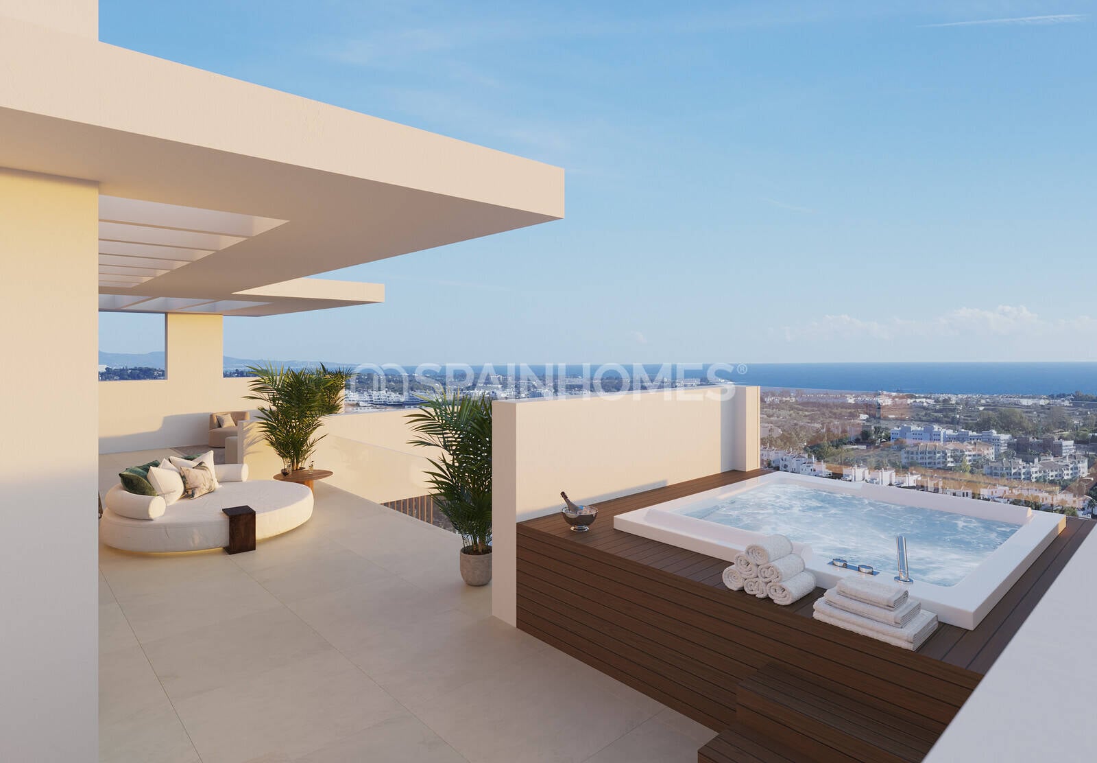 Villa i Estepona, Malaga, Spanien 4 sovrum, 548 kvm. Nr. 121080